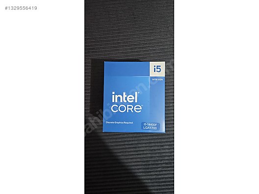 INTEL CORE i5 14400F işlemci sıfır on sahibinden.com - 1329556419