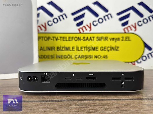 Apple / MYCOM'DAN MAC MİNİ/M2 ÇİP İŞLEMCİ/8GBRAM/256GSSD/KUTULU