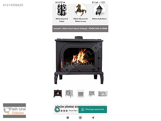Katı Yakıt Sobası - Fatih Ural Döküm Soba & Şömine