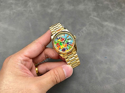 Rolex / Rolex Day-Date 36mm Puzzle Dial ETA Mekanizma Full Set