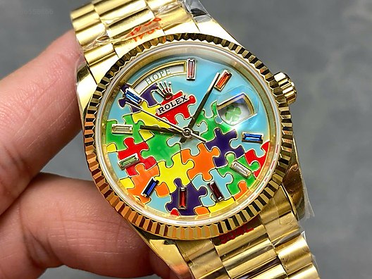 Rolex / Rolex Day-Date 36mm Puzzle Dial ETA Mekanizma Full Set