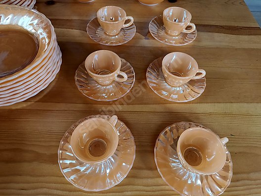 Anchor Hocking Suburbia + Termocrisa 8 kişilik set sahibinden