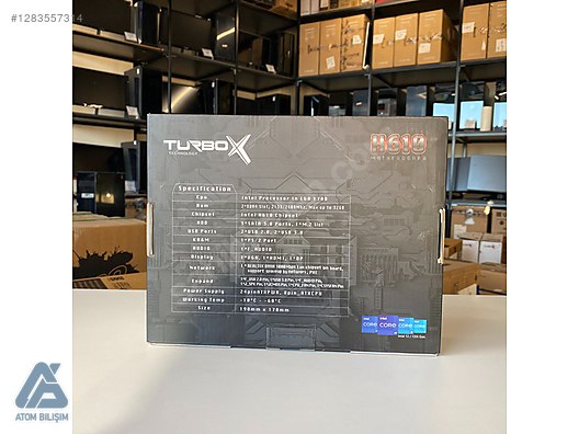 Turbox H610 Sata M.2 Ddr4 3200MHz 12/13.Nesil Anakart Outlet - Anakart ve Tüm Masaüstü Bilgisayar Parçaları sahibinden.com'da