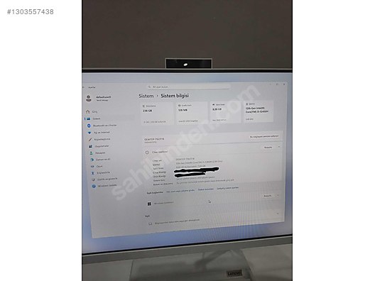 Lenovo / Lenovo IdeaCentre AIO 3 24IAP7 sahibinden.comda - 1303557438