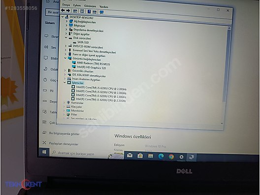 DELL İNSPİRİON 5559 15.6HD/İ5 6200U/8GB RAM/2GB HARİCİ/256SSD - İlan ve alışverişte ilk adres sahibinden.com'da