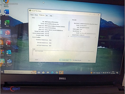 DELL İNSPİRİON 5559 15.6HD/İ5 6200U/8GB RAM/2GB HARİCİ/256SSD - İlan ve alışverişte ilk adres sahibinden.com'da