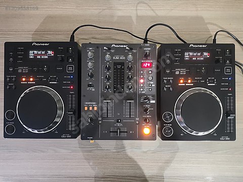 PIONEER CDJ-350 || DJM-400 Set HARİKA KONDİSYONDA! sahibinden