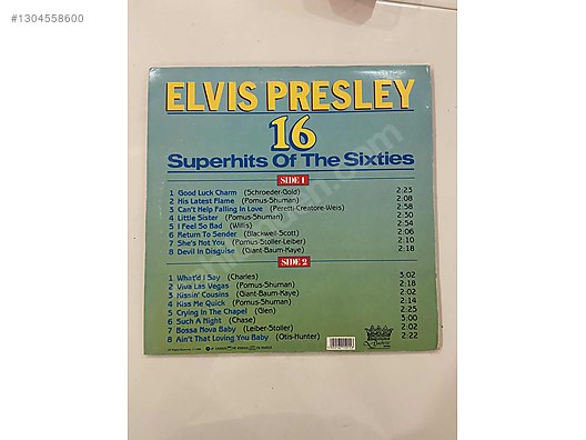 Elvis Presley Plak Superhits Of The Sixties - Müzik Plakları