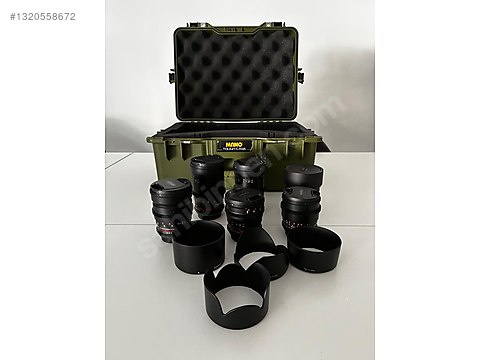Lensler / Rokinon ve Samyang Cine Lens Seti (Canon EF Mount