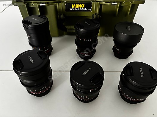 Lensler / Rokinon ve Samyang Cine Lens Seti (Canon EF Mount