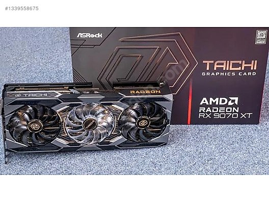 AMD Radeon RX 9070 XT Taichi 16GB OC sahibinden.comda - 1339558675