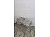 paslanmaz çelik krom evye lavabo ve tezgah batarya