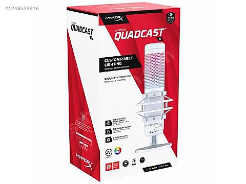 Hyperx Quadcast S Beyaz Sıfır on sahibinden.com - 1248559916