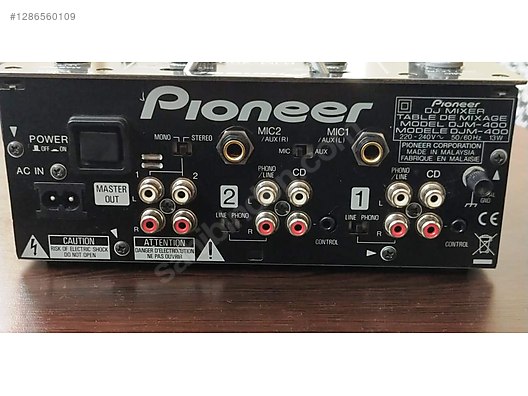 Pioneer DJM-400 DJ Mixer sahibinden.comda - 1286560109
