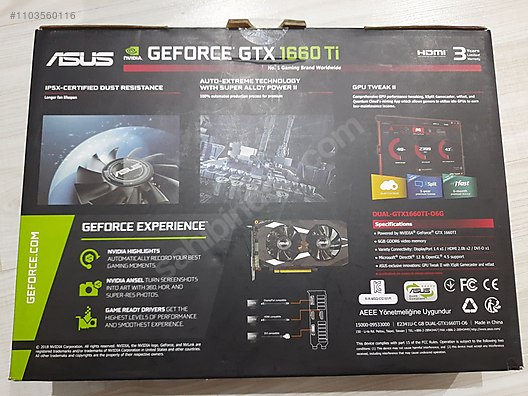 Gtx 1660ti hot sale asus dual