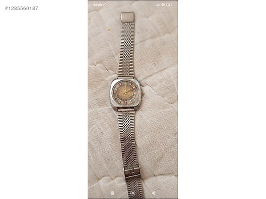 vialux kurmalı antika kol saati ve 18k kaplama saat on sahibinden