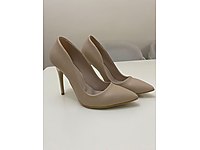 Ten Rengi 38 Numara Kadın Topuklu Ayakkabı Stiletto