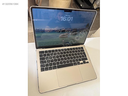 Apple Macbook / MacBook Air M5 13inc 512 gb yıldız ışığı 70 gb