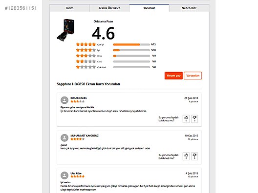 Sahibinden Ekran Kartı