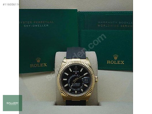 Rolex Rolex Sky Dweller 42mm Oyster Flex 326238 Black Dial New at sahibinden 1160561166