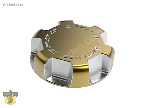 Krossflow Billet Aluminum Gas Cap 2.0 - Red, Fits CFMoto & Segway ATVs & UTVs