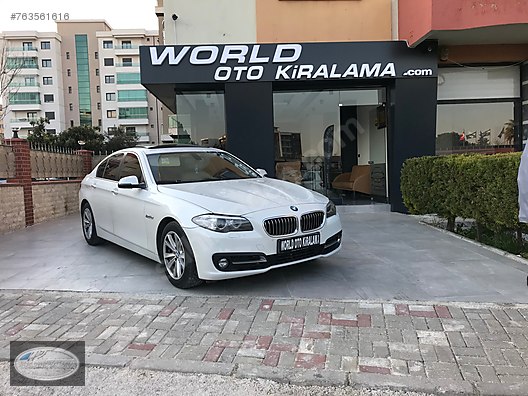 Bmw 5 Series Izmir Arac Kiralama World Oto Kiralama Dan 2016 Bmw 520 I At Sahibinden Com 763561616