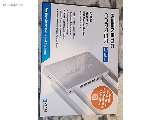 Keenetic Carrier DSL Modem Router sahibinden.comda - 1294561966