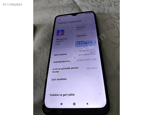 İkinci El ve Sıfır Alışveriş / Cep Telefonu & Aksesuar / Cep Telefonu / Xiaomi / Redmi 9