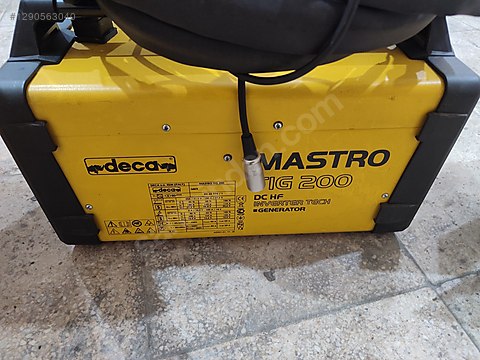 DECA MASTRO TİG200 İNVERTER KAYNAK MAKİNESİ-NORMAL,ARGON,GAZALTI ...