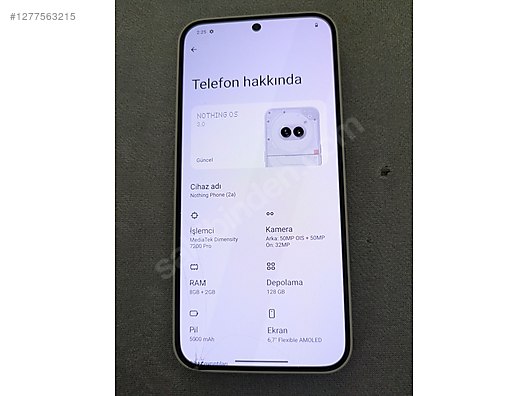 İkinci El ve Sıfır Alışveriş / Cep Telefonu & Aksesuar / Cep Telefonu / Nothing / Phone (2a)