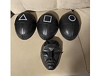 4 adet Squid Game Maskesi