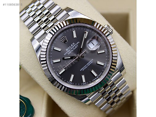 Datejust rolex silver sale