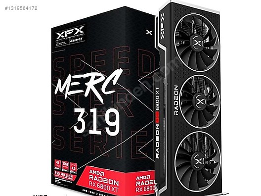 XFX Speedster MERC 319 Radeon RX 6800 XT Black Gaming sahibinden