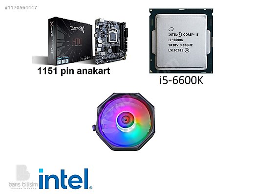 İ5 6600K İŞLEMCİ/H110 1151 PİN ANAKART/BUNDLE SET/ADETLİ at sahibinden.com  - 1170564447