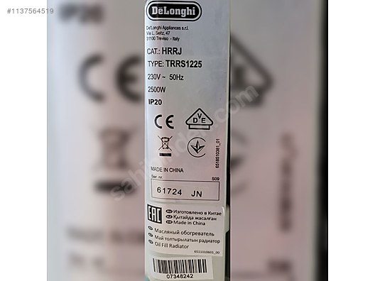 Delonghi TRRS1225 12 Dilim Ya l Radyat r sahibinden da