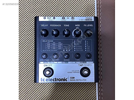 TC Electronic Nova Repeater Stereo Delay Pedal-TapTempo-İNDİRİM