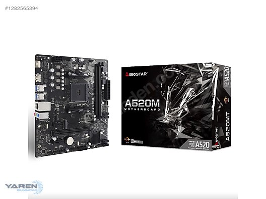 Masaüstü Bilgisayar - Anakart BİOSTAR A520MT 4400Mhz OC DDR4 mATX AM4 ANAKART Anakart Anakart