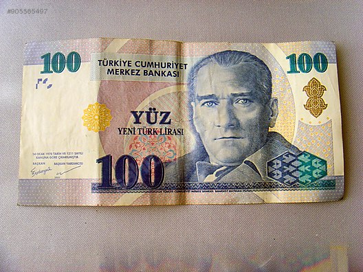 100 ytl 2005 eski para cct koleksiyonluk yerli kagit paralar sahibinden com da 905565497
