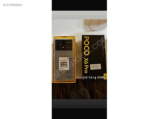 İkinci El ve Sıfır Alışveriş / Cep Telefonu & Aksesuar / Cep Telefonu / Xiaomi / Poco X6 Pro