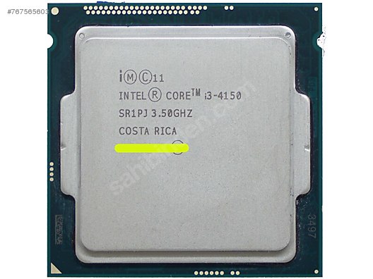 Intel Core I3 4150 Islemci 3m Onbellek 3 50 Ghz Masaustu Bilgisayar Donanimlari Alisveriste Ilk Adres Sahibinden Com Da 767565603