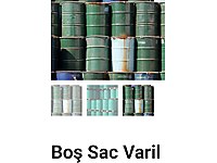 2 adet boş saç varil