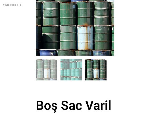 İkinci El ve Sıfır Alışveriş / Bahçe & Yapı Market / Yapı Malzemeleri / Hırdavat & Nalburiye / Ambalaj & Paketleme / Bidon, Varil & Şişe