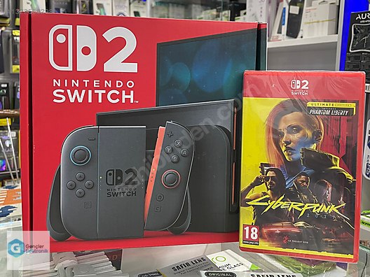 Nintendo Switch 2 SIFIR - Cyberpunk - Takas - ÜCRETSİZ KURYE