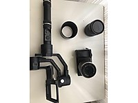 Sony 6300 kamera + 2 adet lens + gimbal