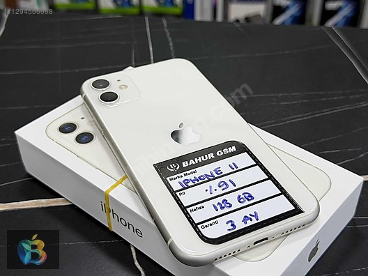 Apple / iPhone 11 / IPHONE 11 128 GB BEYAZ TR CİHAZI SORUNSUZ