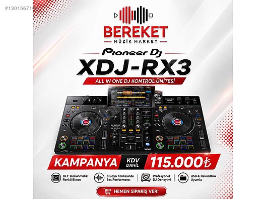 PİONEER DJ XDJ - RX3 All -İN ONE DJ CONTROLLER { SIFIR