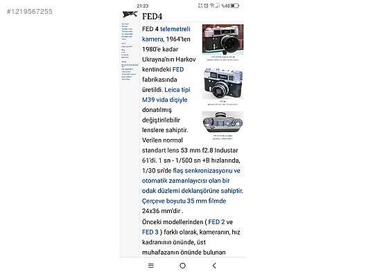 İkinci El ve Sıfır Alışveriş / Fotoğraf & Kamera / Analog Fotoğraf Makinesi / 35mm Filmli SLR / Revueflex