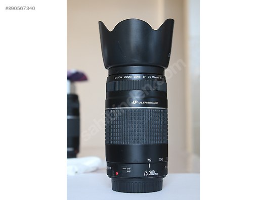 Lenses Canon Ef 75 300mm F 4 5 6 Iii Usm Lens Tek Fiyat At Sahibinden Com