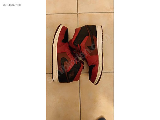 jordan 1 mid team red black