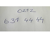 631 4444 İŞYERLERİ İÇİN ÖZEL NUMARA